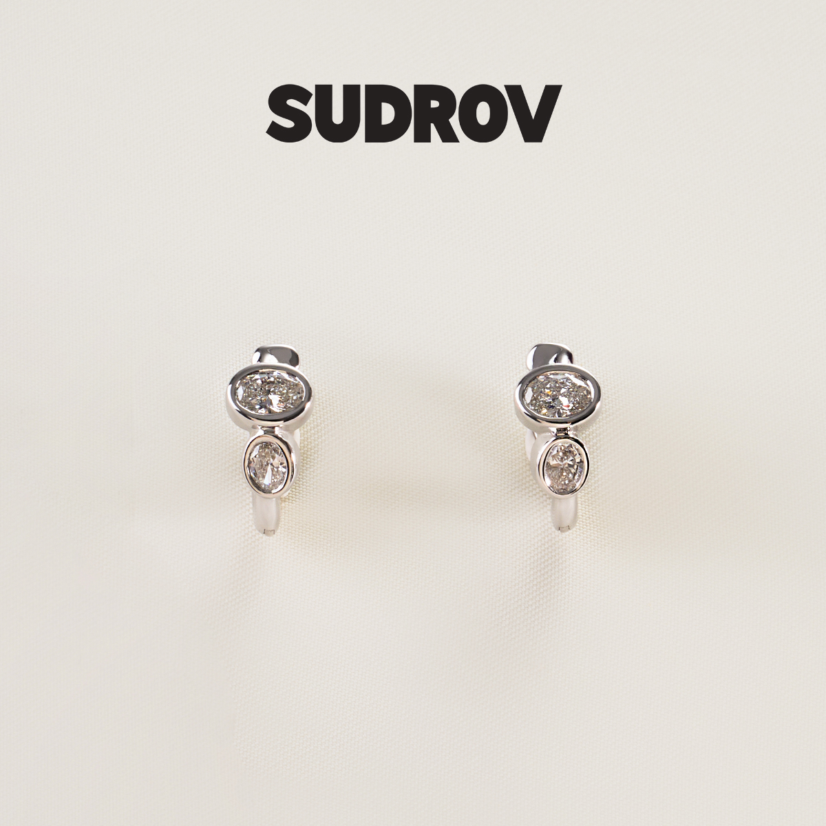 SUDROV素觉钻石18k耳环