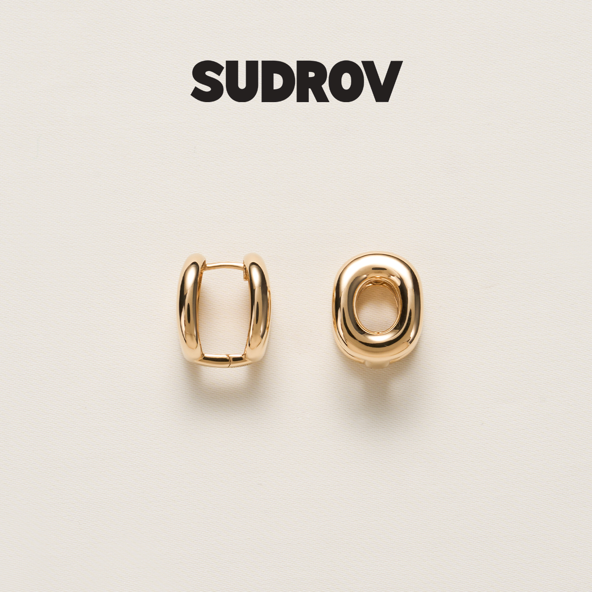 SUDROV素觉18K金耳扣