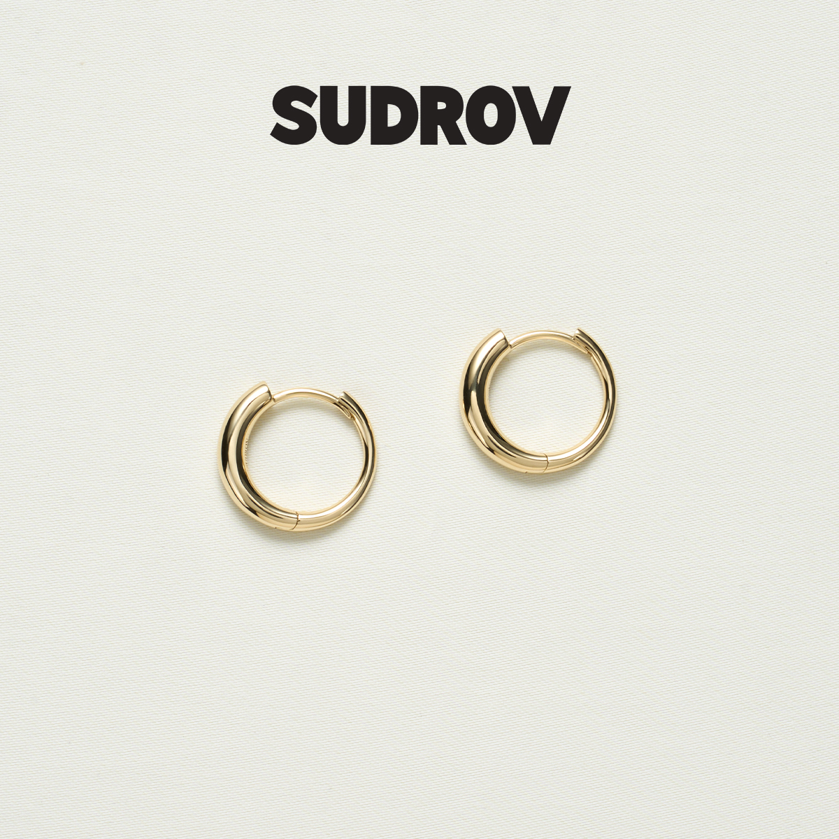 SUDROV素觉18K金耳圈